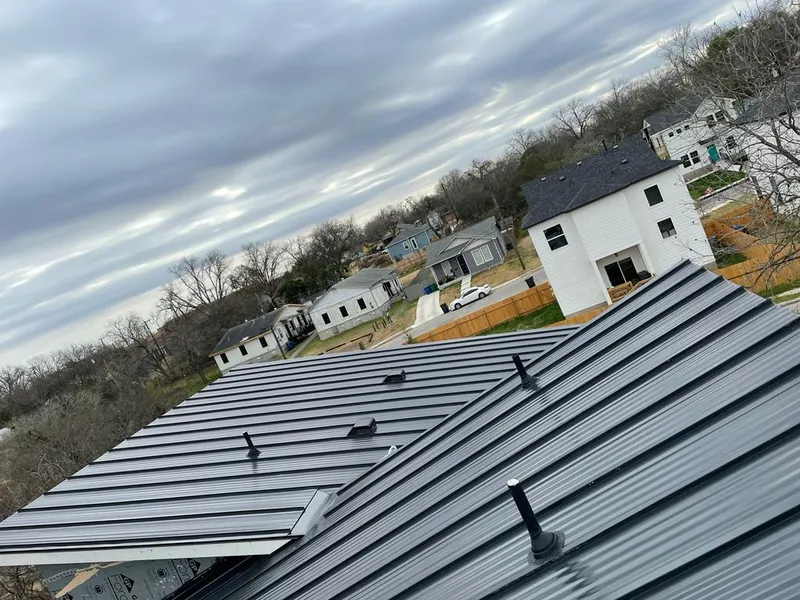 Standing seam metal roof panels with vents for Skylight Repair in Red Hook
